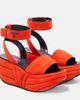 Pucci Pucci Pucciami suede wedge platform sandals - 1