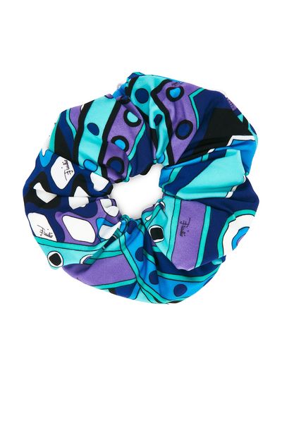 Pucci Pucci Silk Twill Scrunchie