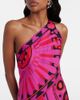 Pucci Pucci Soleil asymmetric silk twill midi dress - 3