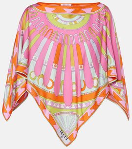 Pucci Pucci Soleil silk twill top