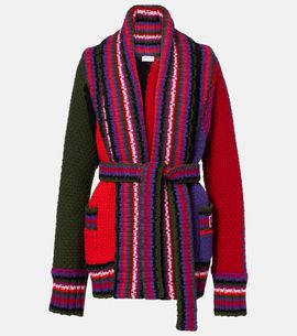 Pucci Pucci Striped wool wrap cardigan