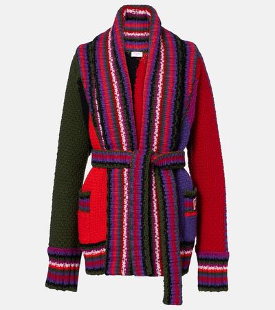 Pucci Pucci Striped wool wrap cardigan