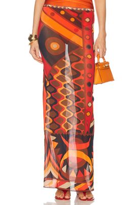 Pucci Pucci Tulle Long Skirt