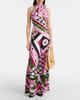 Pucci Pucci Vivara halterneck silk satin top - 2