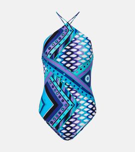Pucci Pucci Vivara open-back swimsuit
