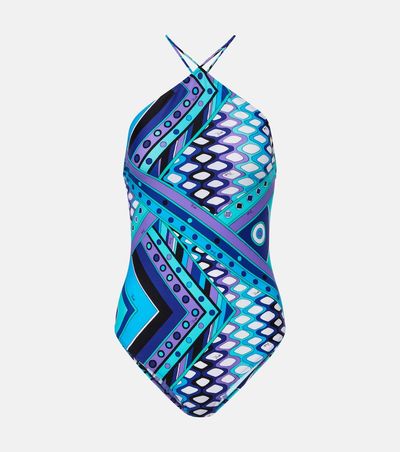 Pucci Pucci Vivara open-back swimsuit