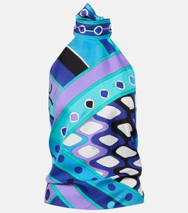 Pucci Pucci Vivara silk twill halterneck top