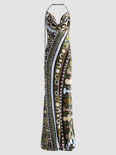 Pucci Women's L'Alba Printed Halter Maxi Dress