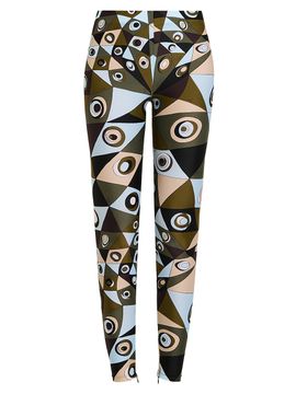 Pucci Women's L'Alba Printed Mid-Rise Leggings