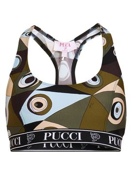 Pucci Women's L'Alba Printed Stretch Sports Bra