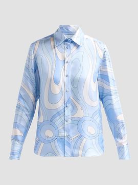 Pucci Women's L'Alba Silk Twill Shirt