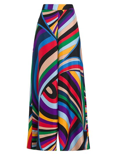 Pucci Women's Parade Silk Twill Trousers