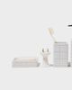 PUEBCO Puebco Ceramic Grid Toothbrush Stand in White at Urban Outfitters - 2