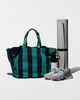 PUEBCO Puebco Repurposed Rug Tote Bag in Turquoise/Navy Blue, Women's at Urban Outfitters - 1