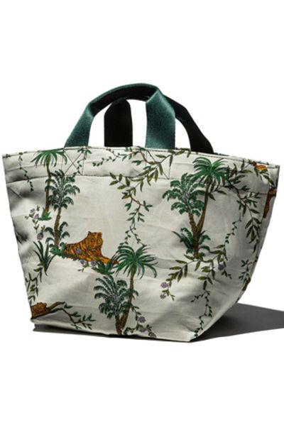 PUEBCO PUEBCO Vintage Tent Fabric Bag with Printed Pattern