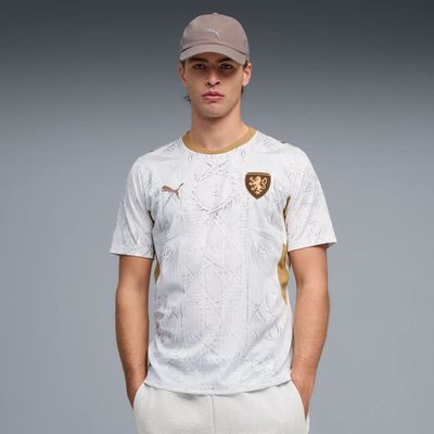 PUMA Men's Puma  White Czech Republic National Team 2026 Away Replica Jersey 
