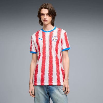 PUMA Men's Puma  White Paraguay National Team 2026 Home Replica Jersey 