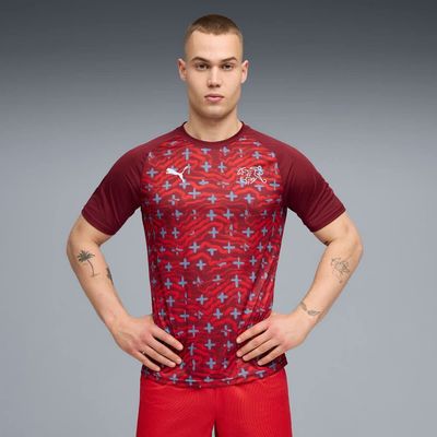 PUMA Men's Puma Red Switzerland National Team 2026 Pre-Match Top 