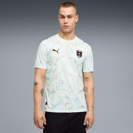 PUMA Men's Puma White Austria National Team 2026 Away Replica Jersey 