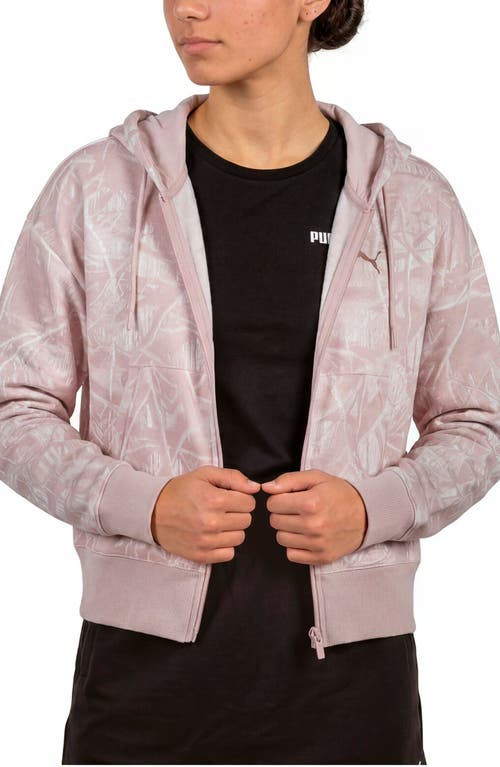 PUMA PUMA Camo Print Zip-Up Hoodie