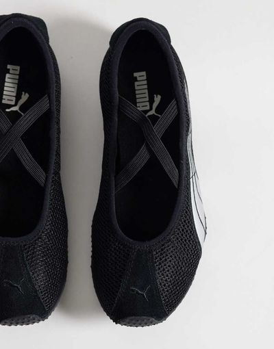 Puma PUMA H-Street ballet flats in black and silver