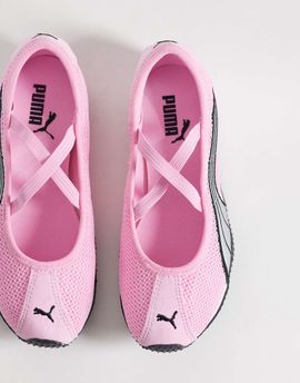 Puma PUMA H-Street ballet flats in pink and silver