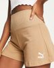 Puma Puma high waisted boxer shorts in light brown - exclusive to ASOS - 1