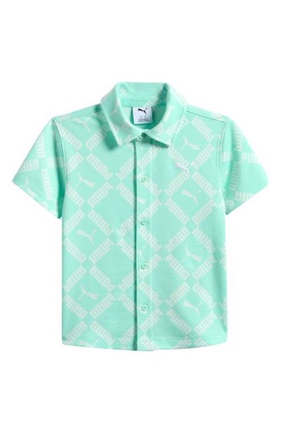 PUMA PUMA Kids' Club Pack Knit Button-Up Shirt