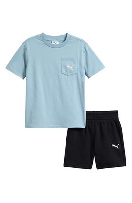 PUMA PUMA Kids' Pocket T-Shirt & Sweat Shorts Set