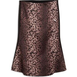 PUMA PUMA Leopard Print Bias Cut Skirt
