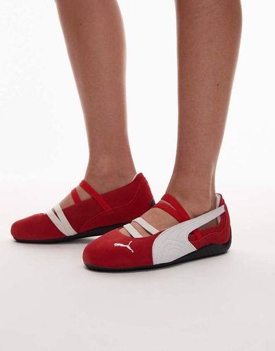 Puma Puma Speedcat ballet flats in red