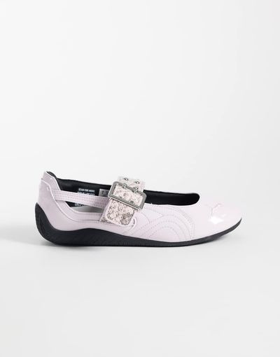 Puma PUMA Speedcat Ballet flats with snake strap in light pink