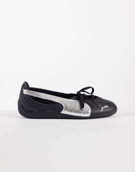 Puma PUMA Speedcat Ballet Nova flats with metallic detailing in black