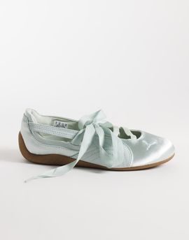 Puma Puma Speedcat Etoile Ballet flats with lace detail in light green