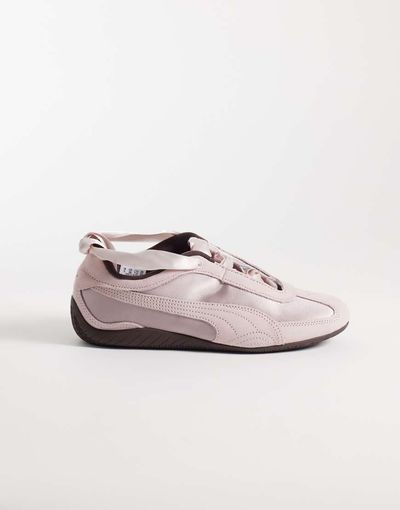 Puma Puma Speedcat Go Etoile sneakers with lace detail in pink