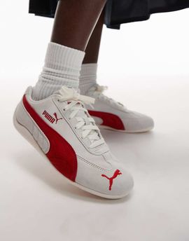 Puma PUMA Speedcat OG sneakers in white and red