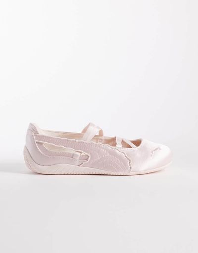 Puma Puma Speedcat satin ballet flats in light pink