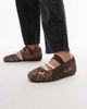 Puma Puma Speedcat Wild ballet flats with leopard print in brown - 4