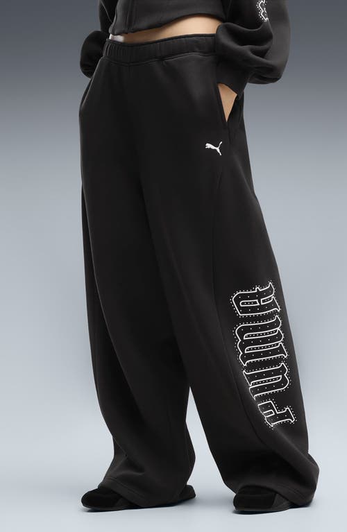 PUMA PUMA Street Glam Slouchy Stud Pants