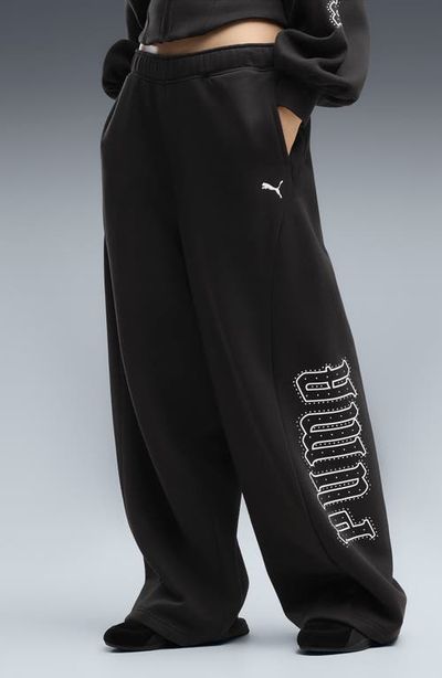 PUMA PUMA Street Glam Slouchy Stud Pants