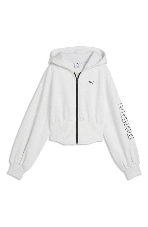 PUMA PUMA Street Glam Stud Detail Zip Front Hoodie
