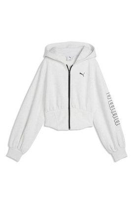 PUMA PUMA Street Glam Stud Detail Zip Front Hoodie