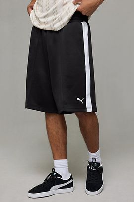 Puma Puma T7 11" Baggy Shorts in Mouse Grey, Men's at Urban Outfitters