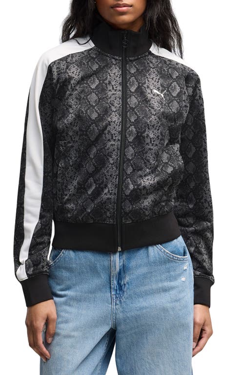 PUMA PUMA T7 Snake Print Track Jacket