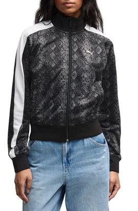 PUMA PUMA T7 Snake Print Track Jacket