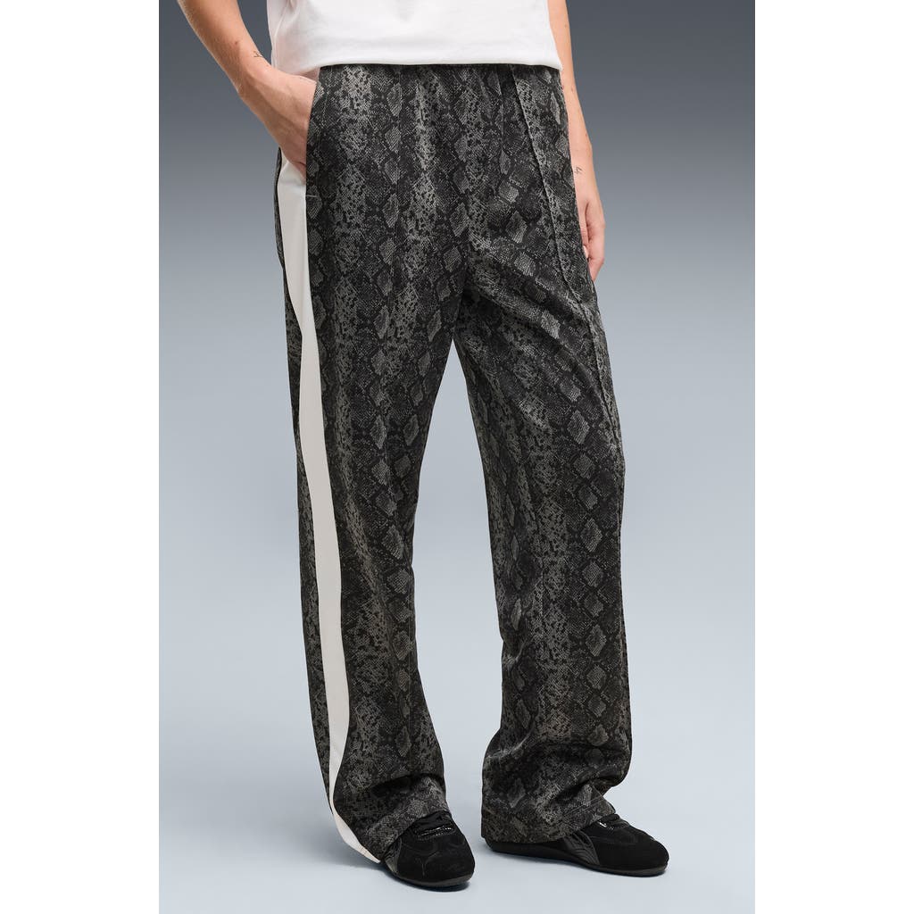PUMA PUMA T7 Snake Print Track Pants