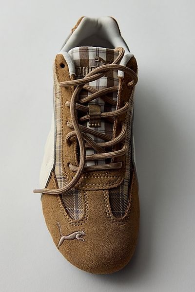 Puma Puma Women's Speedcat Patch Sneakers in Soft Taupe/Frosted Ivory, Women's at Urban Outfitters