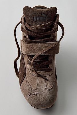 Puma Puma Women's Speedcat Wedge Sneakers in Totally Taupe/Chocolate, Women's at Urban Outfitters