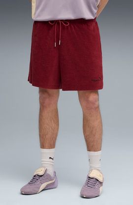 PUMA PUMA x Fenty Towel Cotton Blend Terry Track Shorts