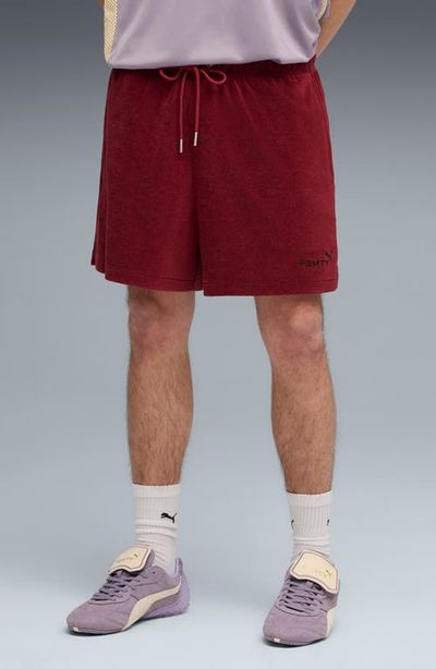 PUMA PUMA x Fenty Towel Cotton Blend Terry Track Shorts